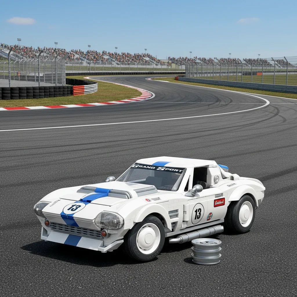 Hot Wheels - Corvette Grand Sport 1963 (918 peças)