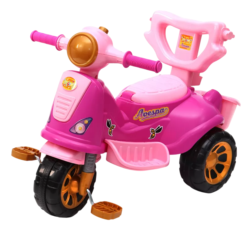 Triciclo Infantil Avespa - Princesas Pink