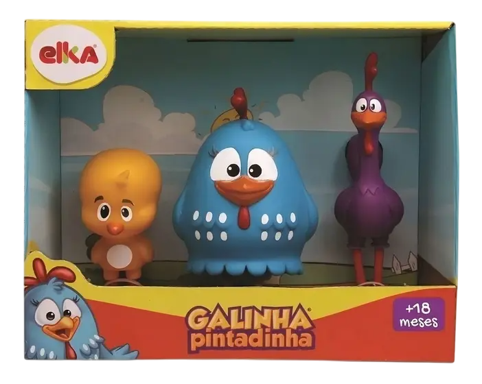 Bonecos - Galinha Pintadinha