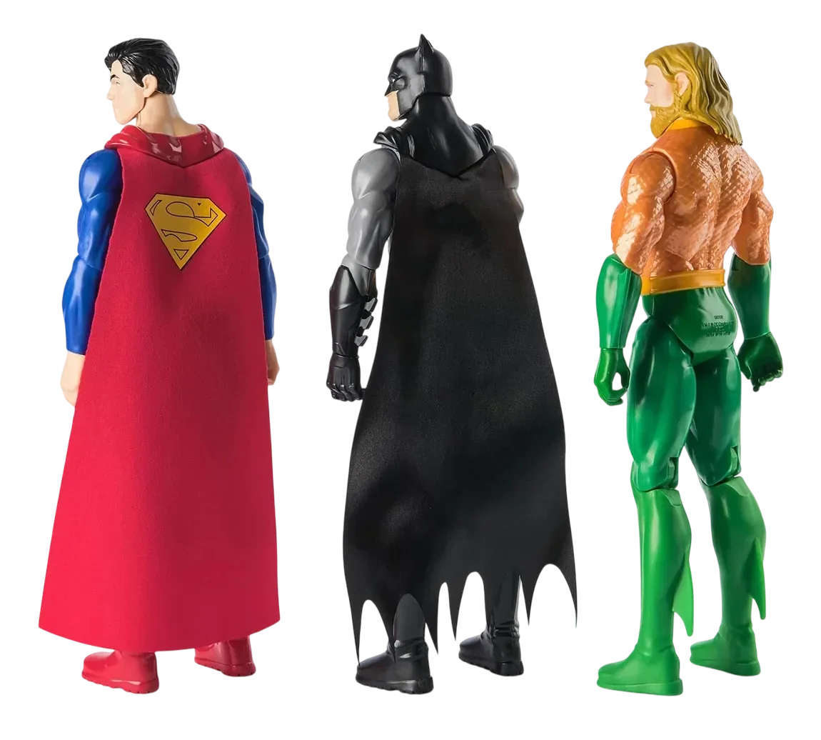 Bonecos - Liga da Justiça - Batman / Aquaman/ Superman - A minha loja