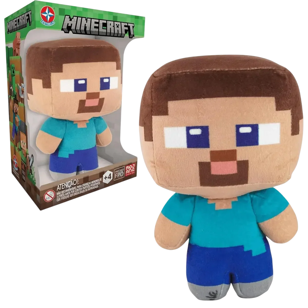 Pelúcia - Steve Minecraft - A minha loja