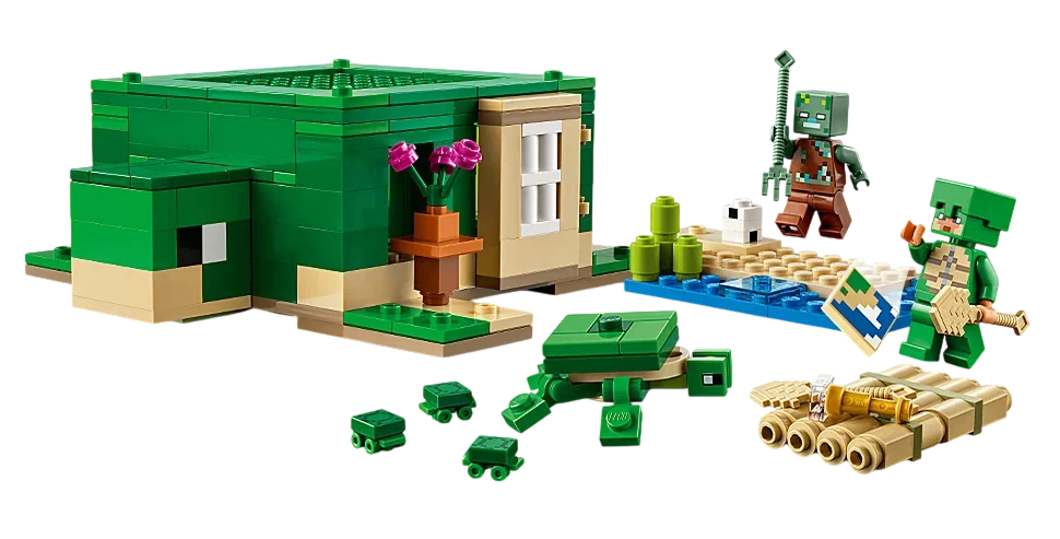 LEGO Minecraft - A Casa Tartaruga de Praia - A minha loja