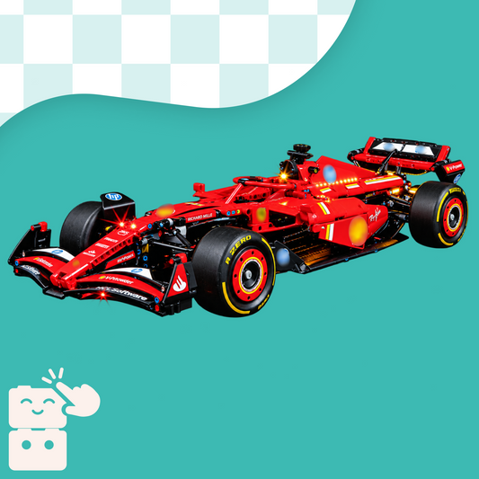 Kit de Iluminação para a Fórmula-1 Ferrari SF24 (1361 peças)