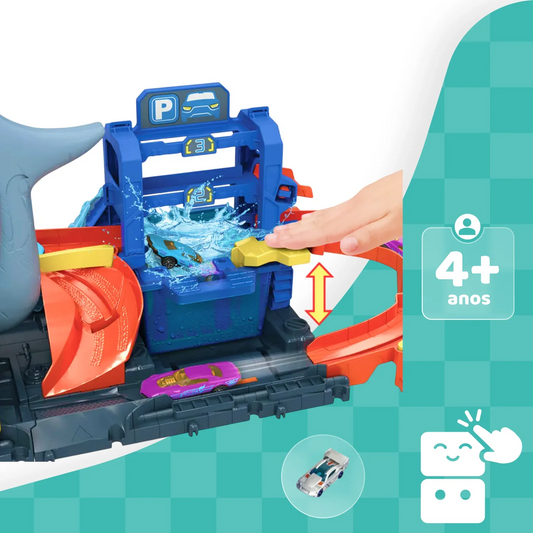 Hot Wheels City - Lava Rapido Do Tubarão