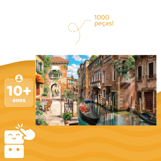 Quebra-cabeça - Veneza - (1.000 peças)