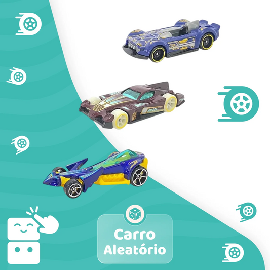 Hot Wheels - Cartela com 3 Carros