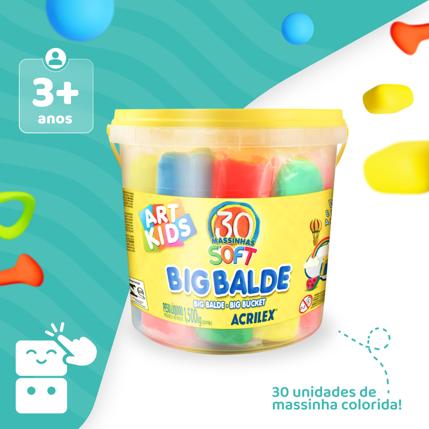 Massinha de Modelar - Big Balde