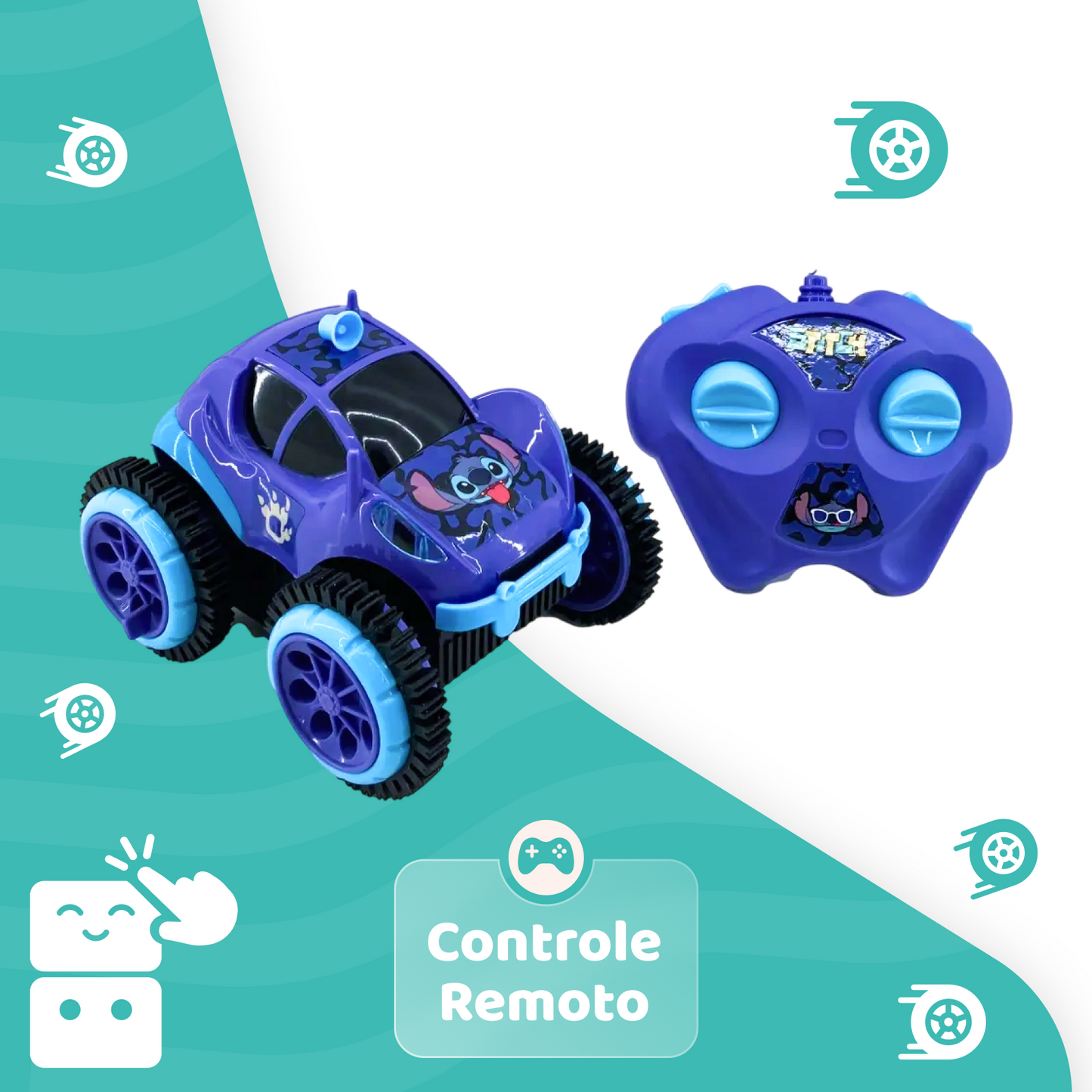 Carro de Controle Remoto - Stitch