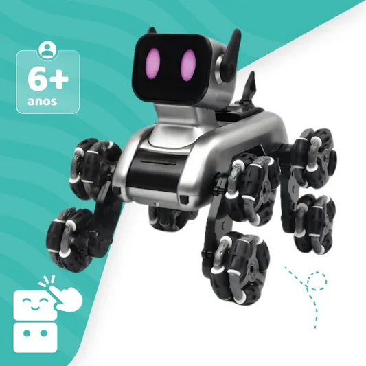 Cão-Robô de Acrobacias 8x8 (Sensor de Gestos)