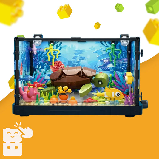 Aquário Iluminado: Tartaruga (753 peças)