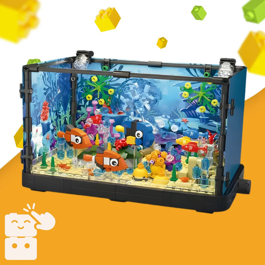 Aquário Tropical: Corais Iluminados (725 peças)