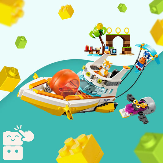 LEGO - Sonic Barco De Aventura Do Tails (393 peças)