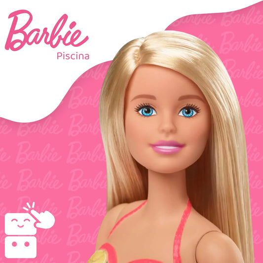 Barbie - Piscina Maiô Rosa