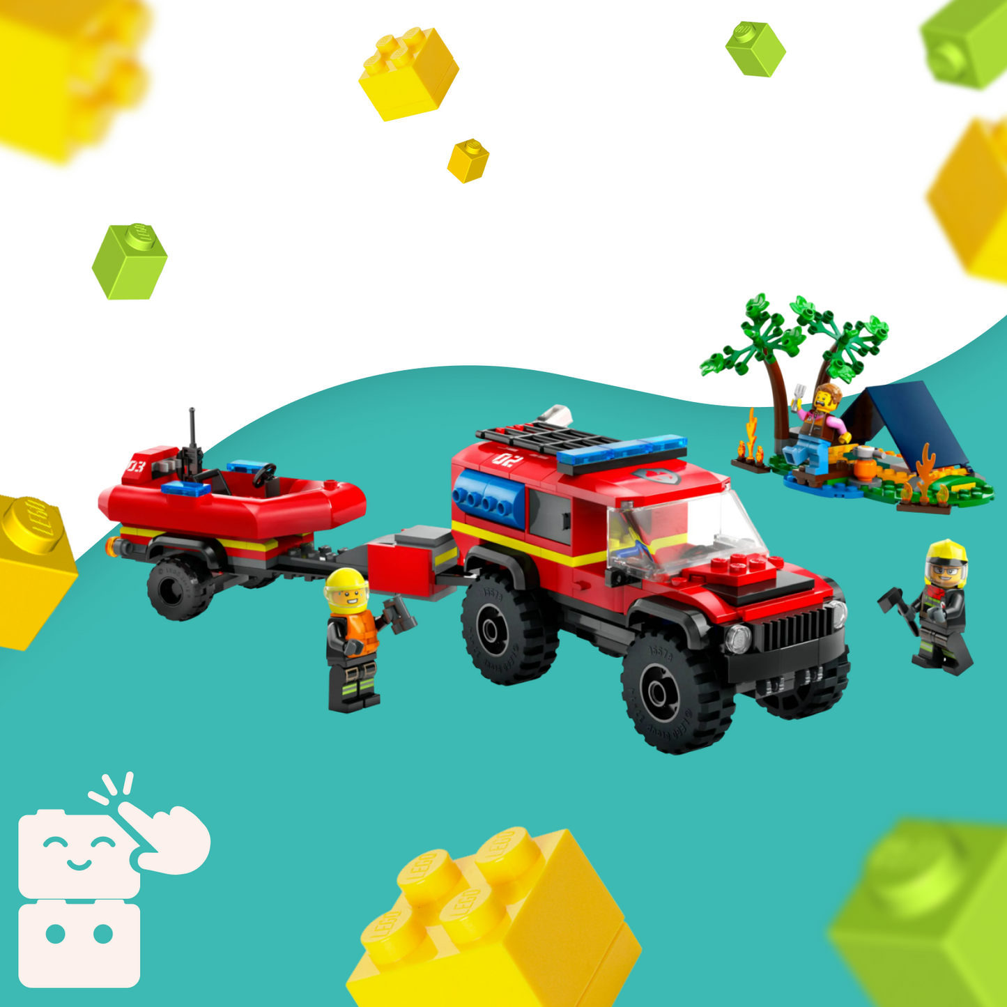 LEGO City - Caminhão de Bombeiros 4x4 - A minha loja