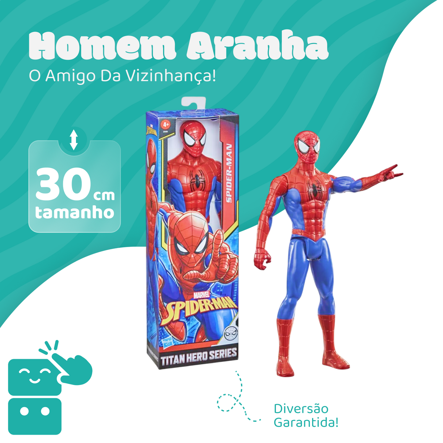 Boneco - Homem Aranha 30cm - A minha loja