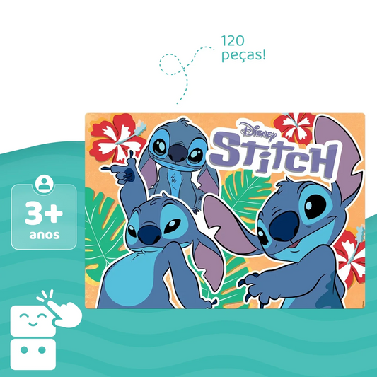 Quebra-cabeça - Stitch (120 peças)