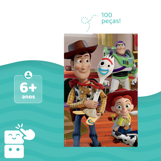 Quebra Cabeça - Toy Story 4 (100 peças)