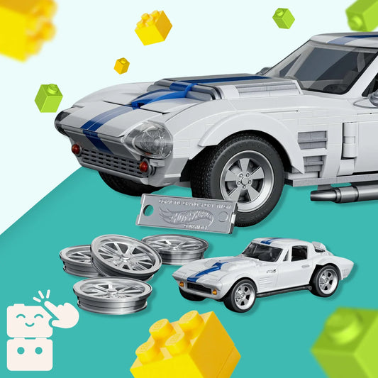 Hot Wheels - Corvette Grand Sport 1963 (918 peças)