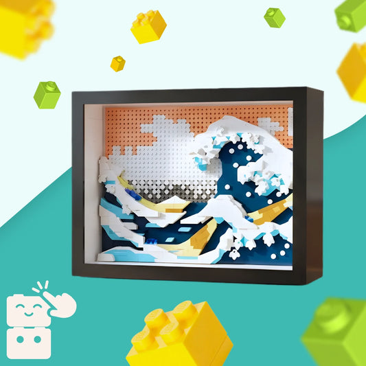 O Museu: A Grande Onda de Kanagawa (1511 micro-peças)