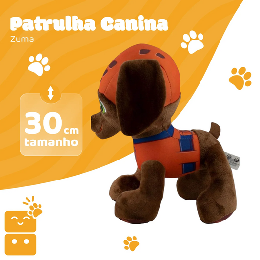 Pelúcia - Patrulha Canina - Zuma (30 cm)
