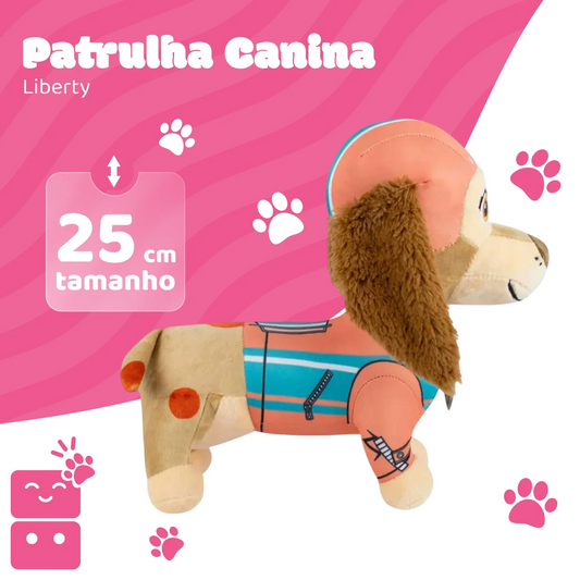 Pelúcia - Patrulha Canina - Liberty (25 cm)