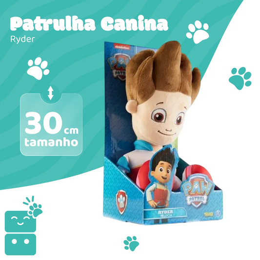 Pelúcia - Patrulha Canina - Ryder (45 cm)