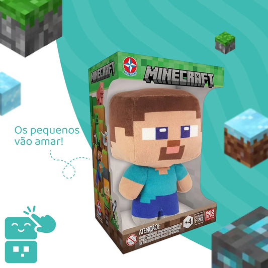 Pelúcia - Steve Minecraft
