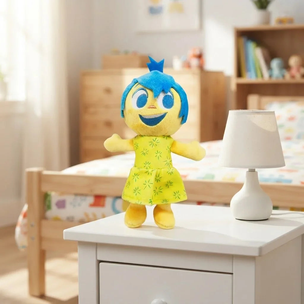 Boneco de PelĂșcia Divertida Mente 2 - Alegria 30cm - Ambientada 08