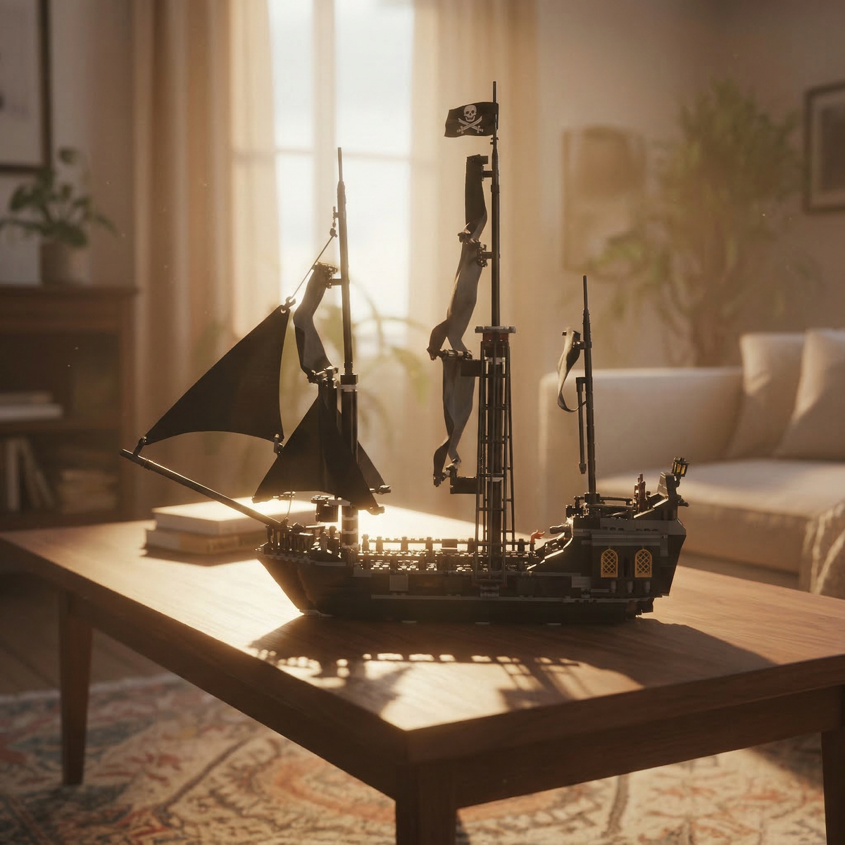 Navio Pirata Negro (875 peças)