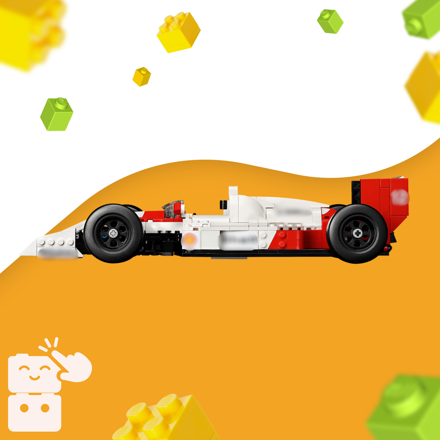McLaren MP4/4 + Ayrton Senna - Fórmula 1 (693 peças)