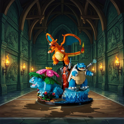 Pokémon - Venusaur, Charizard e Blastoise (6838 peças)