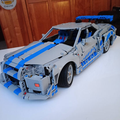 Nissan Skyline GT-R R34 - Velozes e Furiosos (1410 peças)