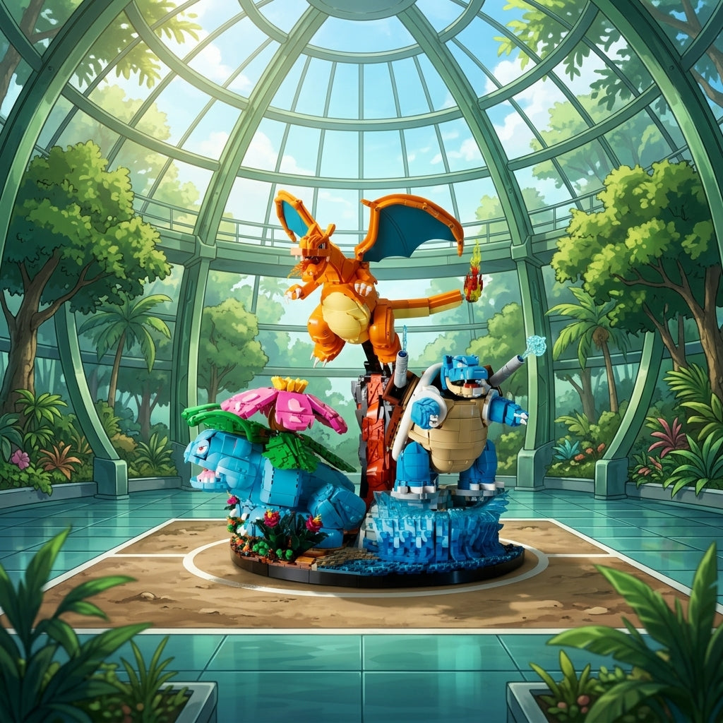 Pokémon - Venusaur, Charizard e Blastoise (6838 peças)