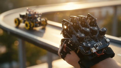 The Kinetic Commander: Carro Controlado por Luva (Kit Arduino)