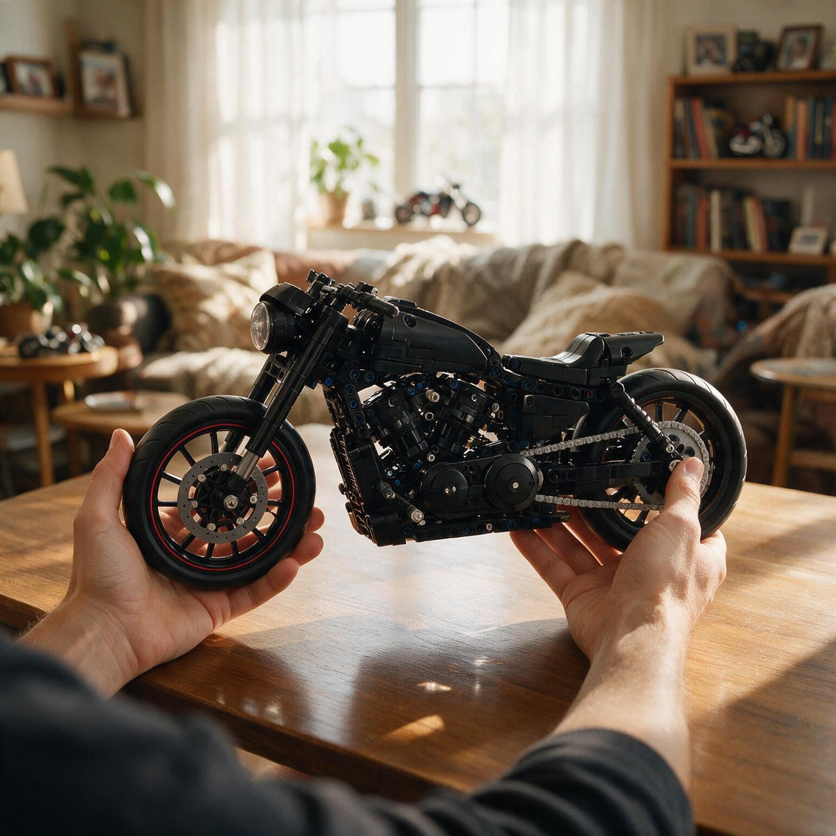 Harley Davidson Black Rod (562 peças)