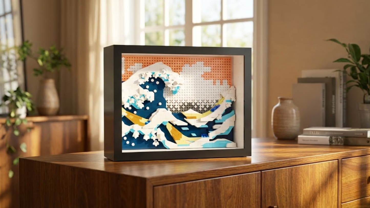 O Museu: A Grande Onda de Kanagawa (1511 micro-peças)