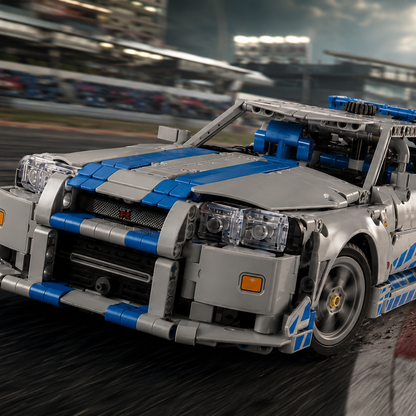 Nissan Skyline GT-R R34 - Velozes e Furiosos (1410 peças)