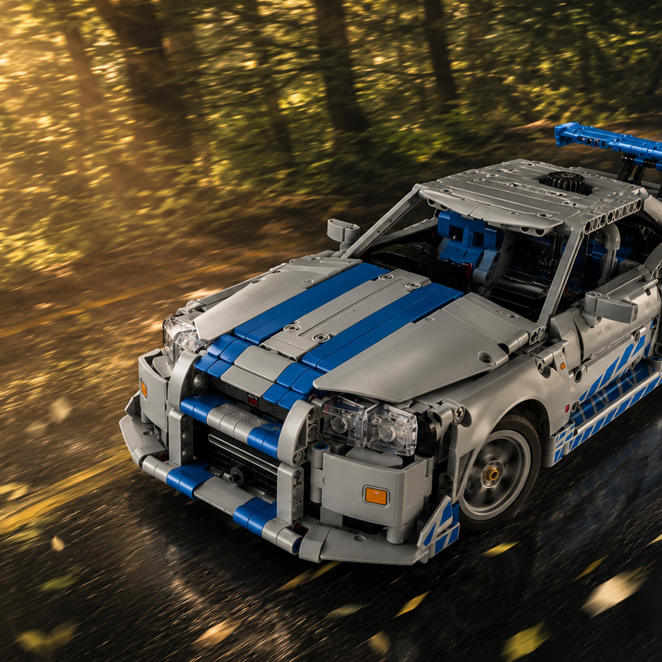 Nissan Skyline GT-R R34 - Velozes e Furiosos (1410 peças)