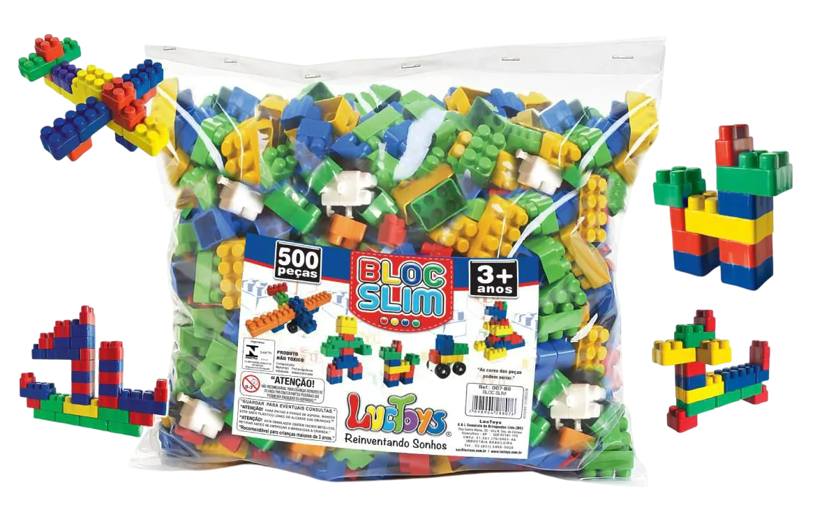 Blocos de Montar (500 peças)