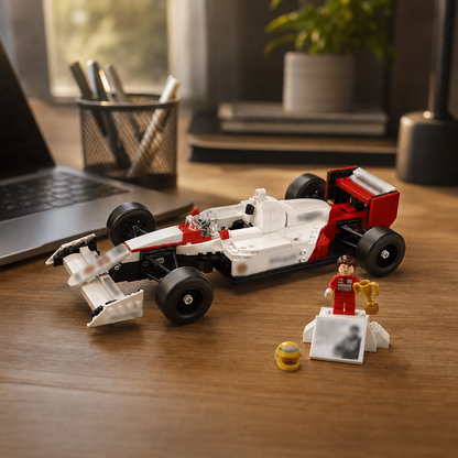 McLaren MP4/4 + Ayrton Senna - Fórmula 1 (693 peças) | descricao gerada 1 | 20260629-160525
