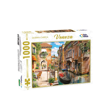 Quebra-cabeça - Veneza - 1000 peças - A minha loja