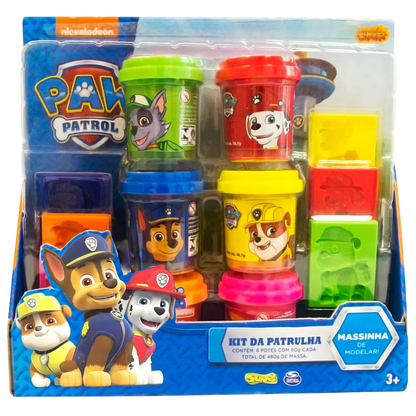 Massinha de Modelar - Patrulha Canina (Kit com 6 Potes)