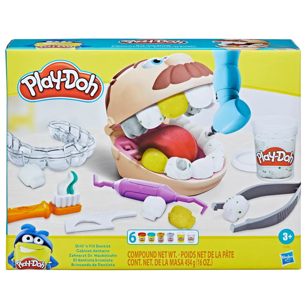 Massinha Play-Doh - Brincando De Dentista