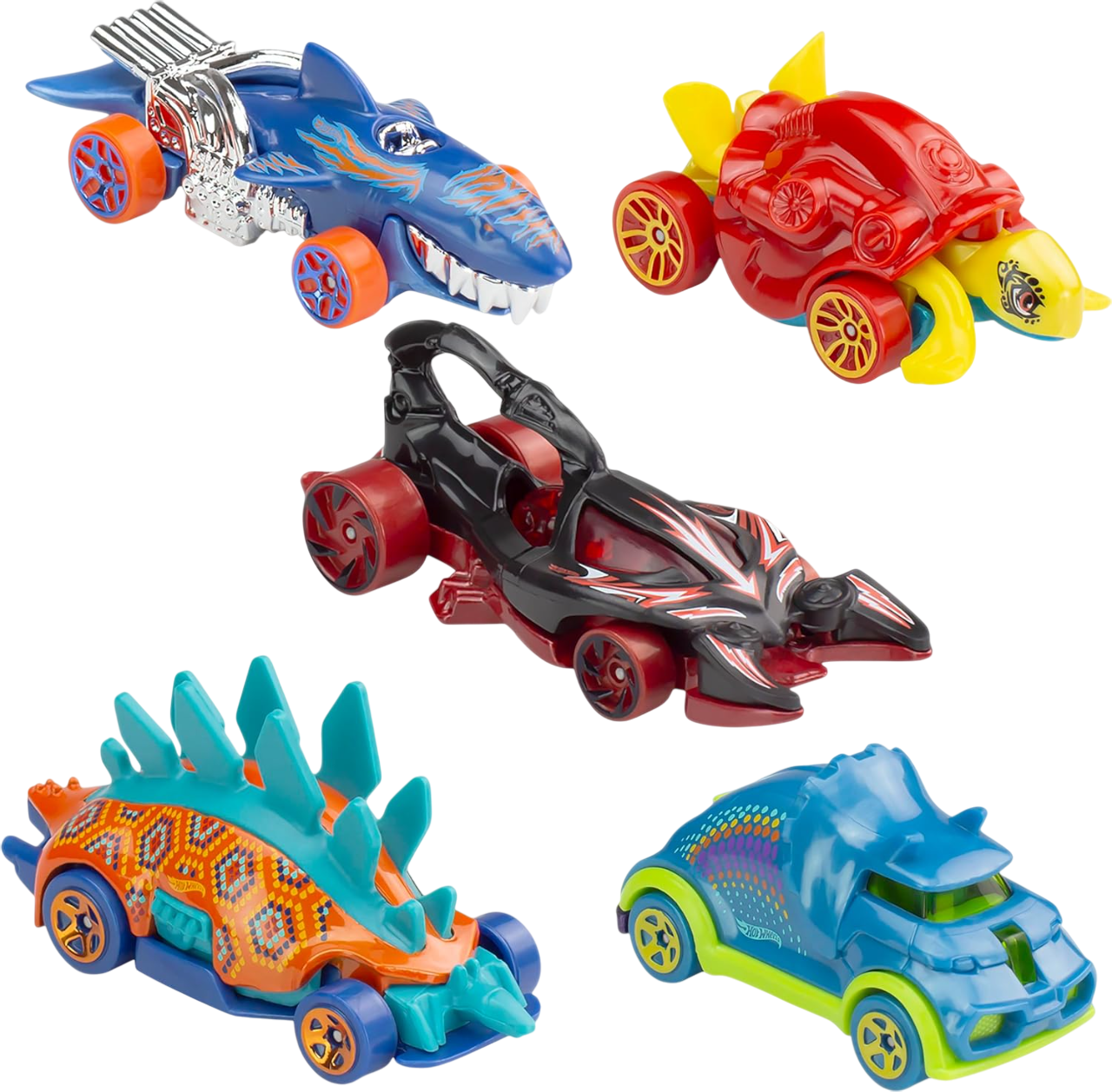 Hot Wheels - Cartela de 5 Carros Sortidos - A minha loja