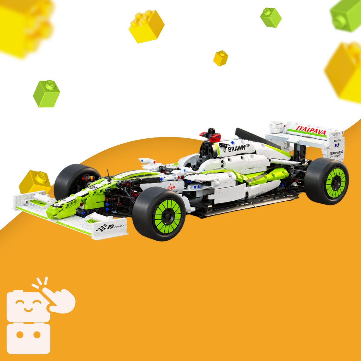 Fórmula 1 - Brawn GP (1670 peças)