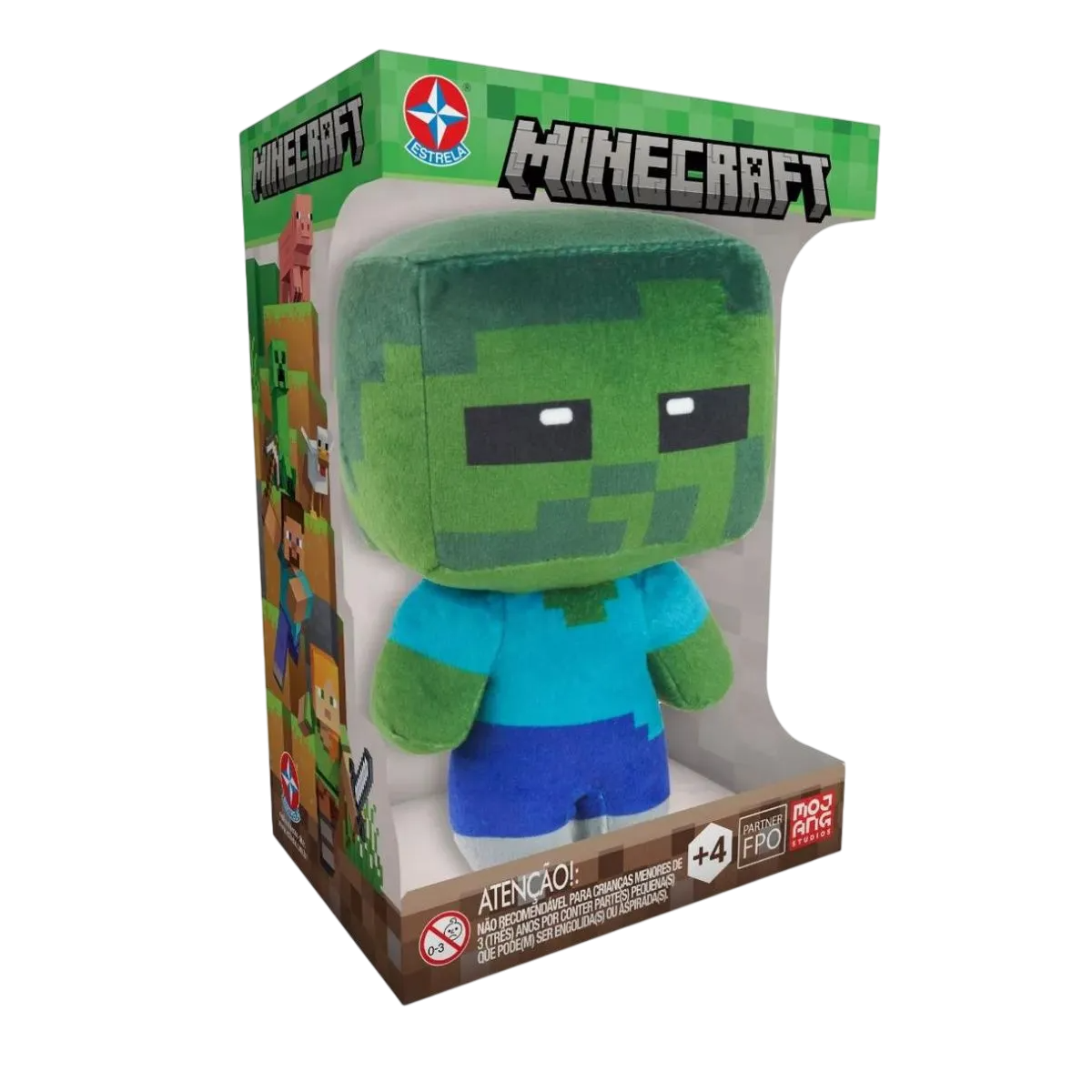 Pelúcia - Zombie Minecraft - A minha loja