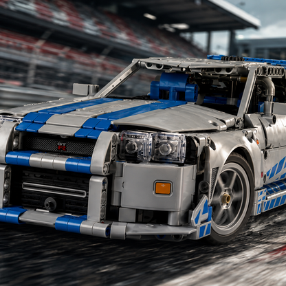 Nissan Skyline GT-R R34 - Velozes e Furiosos (1410 peças)
