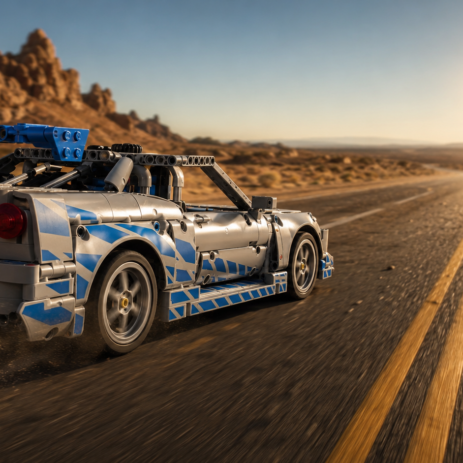 Nissan Skyline GT-R R34 - Velozes e Furiosos (1410 peças)