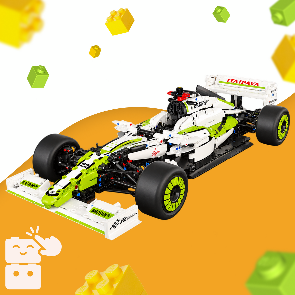 Fórmula 1 - Brawn GP (1670 peças)