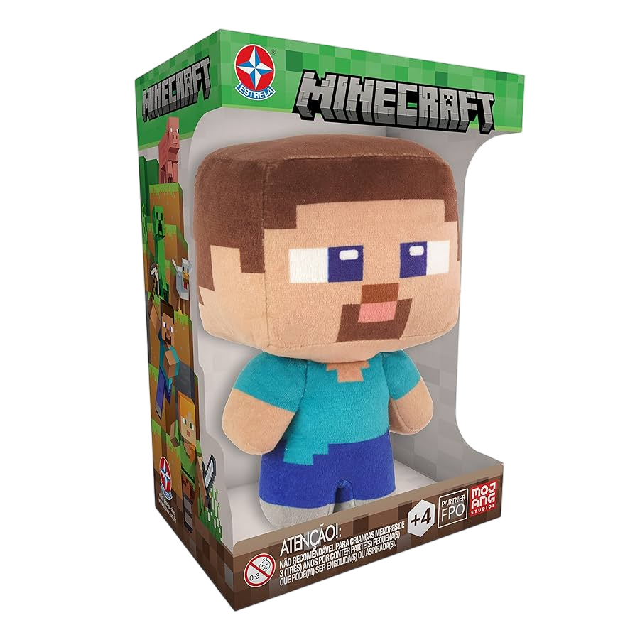 Pelúcia - Steve Minecraft - A minha loja